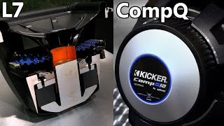 Kicker Q-Class Subwoofers: Kicker L7 vs Kicker CompQ