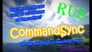 Обзор и настройка плагина CommandSync | Авто донат на BungeeCord сервере