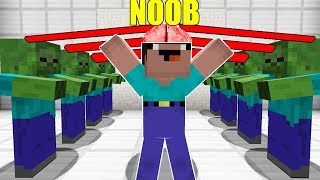 Minecraft NOOB vs PRO vs HACKER vs GOD : BRAIN ZOMBIE APOCALYPSE EXCHANGE! in Minecraft! Animation!