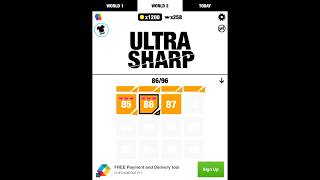 Ultra Sharp World 2 Level 87 All Stars Walkthrough