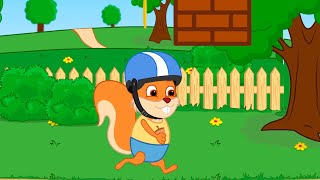 Famille d'Écureuil - Course D'obstacle Animé 2021 en Français