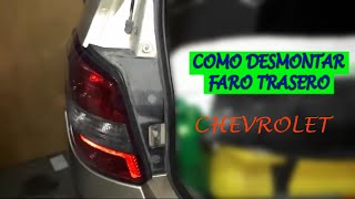 CAMBIO de LAMPARAS TRASERAS Chevrolet Spin 2013