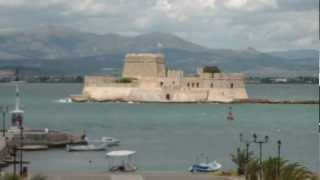 View of Nafplio-Pelloponisos-Greece.(amateur video...)