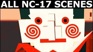 Slayaway Camp - All NC-17 Scenes - Walkthrough Gameplay (No Commentary)
