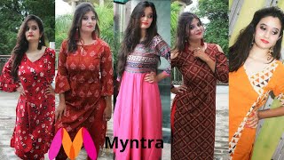 SPECIAL KURTI HAUL MYNTRA || AFFORDABLE KURTI HAUL ||KURTI REVIEW 2018