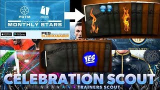 Pes Club Manager UNBELIEVABLE POTM SCOUT EVER + BEST CELEBRATION TRAINER!!! #236