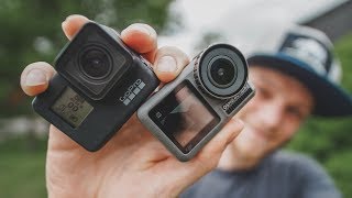 DJI Osmo Action VS GoPro Hero 7 Black - Side by Side COMPARISON!