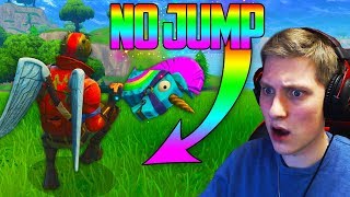 NO JUMP CHALLENGE! - Fortnite Battle Royale SEASON 3 Gameplay!