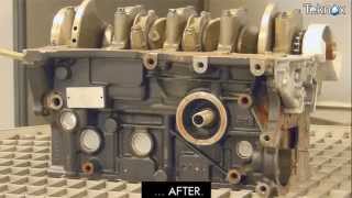 Robur 1200 HT - washing test on dirty used engine (TV14)
