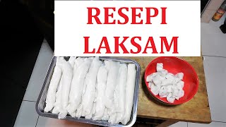 Resepi cara membuat  laksam lembut | mudah, murah, senang digulung