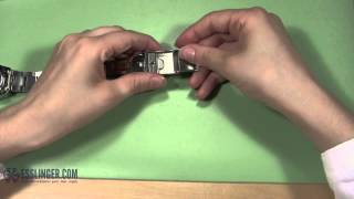 How to Install a Spring Loaded Buckle Extender to Metal Watch Bands