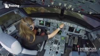 Inexperienced girl trying to land A320