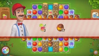 Gardenscapes.  2260 уровень.