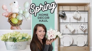 Spring 2019 Home Decor Haul | Kirklands | Dollar Tree | Hobby Lobby | Amazon | Easter Decor Haul