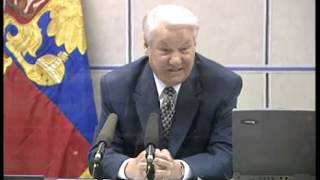 Первая интернет конференция президента России Бориса Ельцина 12 мая 1998