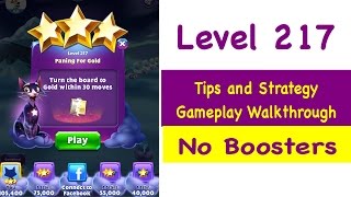 Bejeweled Stars Level 217 Tips and Strategy Gameplay Walkthrough No Boosters