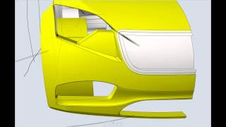 Car Modeling in Moi3D (moment of inspiration)