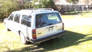 Start and move Volvo 760 wagon, Feb. 2016