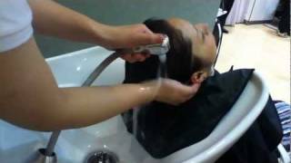 How to shampoo in Japanese style