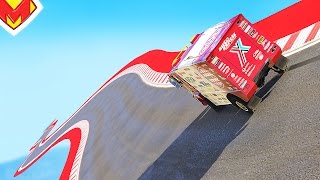 ГОНКИ НА ГРУЗОВИКАХ ПОД УГЛОМ 45 ГРАДУСОВ В GTA 5 ONLINE (ГТА 5 ОНЛАЙН)