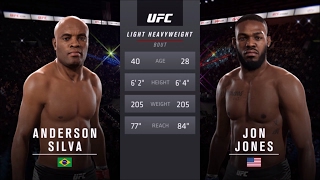 EA UFC 2 (PS4) Anderson Silva vs Jon Jones