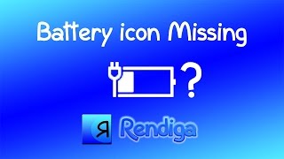 Battery icon Missing on Windows 10