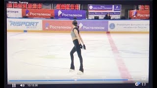 *Phone-recording* Евгения Медведева / Evgenia Medvedeva ❤️ - Final Cup of Russia Practice 2019.02.22