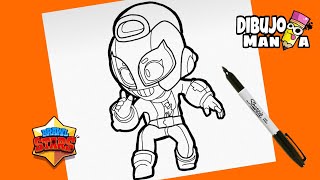 COMO DIBUJAR A MAX / BRAWL STARS / how to draw max