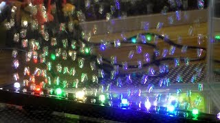 LED РАСПЫЛИТЕЛЬ XILONG - цветные пузыри) в аквариуме