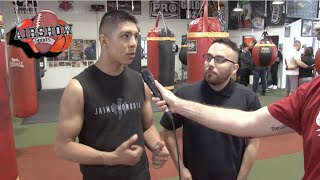 JAIME MUNGUIA Says He's TWO FIGHTS from a WORLD TITLE SHOT at 160