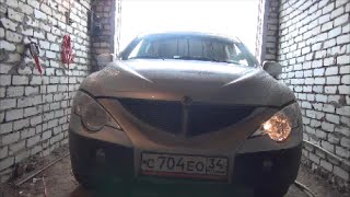 замена лампы габаритных огней в санг енг актион спорт.Ssang Yong Actyon
