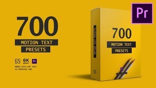 Motion Text Presets for Premiere Pro