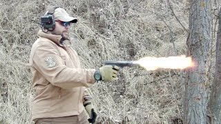 Стартовый пистолет EKOL Jackal DUAL. Стрельба короткими очередями