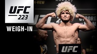 UFC 223: Weigh-in