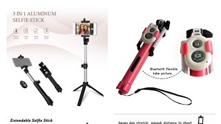 Selfie Stick with Tripod Stand. Wish Order Review.