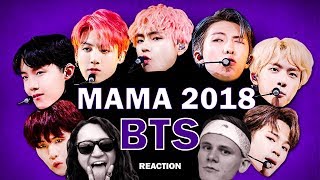 РЕАКЦИЯ РОКЕРОВ НА К-ПОП BTS FAKE LOVE PERFORMANCE MAMA 2018