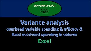 2300.60 Variance analysis overhead variable spending & efficacy & fixed overhead spending & volume
