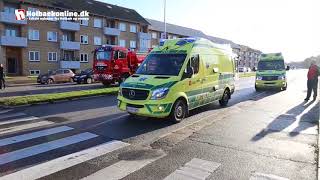 Bus og bil i færdselsuheld