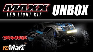 Traxxas Maxx Complete High Intensity LED Light Kit Unbox! #8990