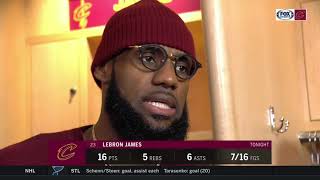 LeBron: 'Hell yeah, it felt like a win' | Cavs-Magic postgame interview