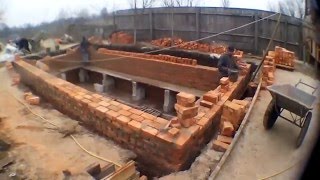 Быстрая кладка стен в полтора кирпича _ быстро
