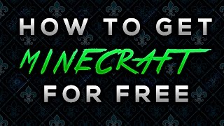 How to get Minecraft for free on PC ||Windows 10||2016||