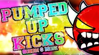 [EXTREME DEMON] "PUMPED UP KICKS" 100% COMPLETE By Quiken & More! | Geometry Dash [2.11] Dorami