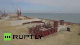 Russia: First part of Kerch Strait Bridge completed