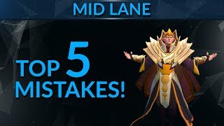 TOP 5 MISTAKES Mid Players Make | Dota 2 Pro Guide