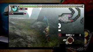 【MHP3】リオレウス希少種 渓流エリア2ハメ ノーカット版 ソロ【弓】