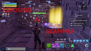 Got scammed for bobcat and more in Fortnite STW