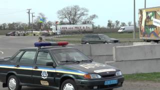 Одесса: блок пост ГАИ отодвинулся от майдана/Odessa, Police moved away from Maidan block post
