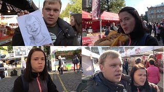Неизвестная еда. Рынок еды разных стран. Ищем владельца шаржа.