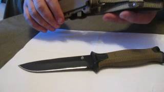 Нож GERBER Strongarm fixed blade обзор